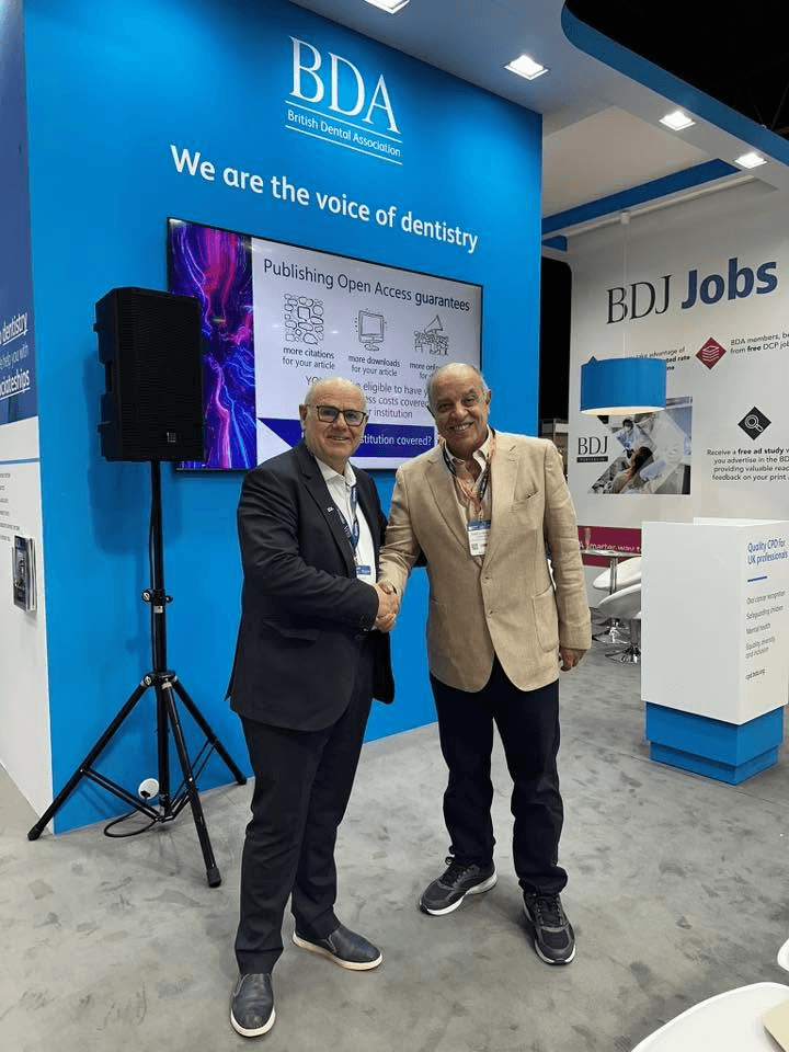 Professor Ameed at the British Dental Association
